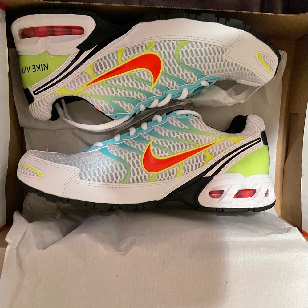 Air Max Torch 4/ Nike/ White/Black/Volt/Crimson 9.5